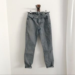 Striped toothpick jeans from J.Crew